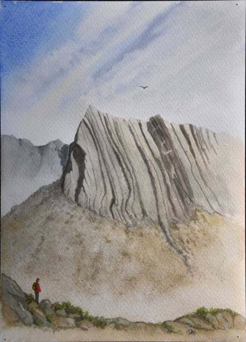 Rock Formation in the Canadian Rockies