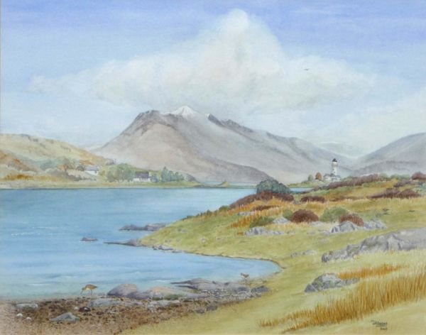 Ornsay Lighthouse<br />(from Isle of Skye, Scotland)
